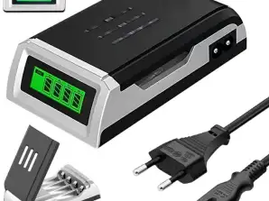 LC43 Batteriladdare för aa- och aaa-batterier
