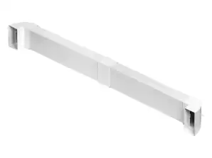 Flush-mounted TV cable duct. 100 cm