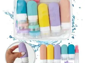 Set aus Silikonbehältern, -flaschen und -gläsern 14-in-1 KS143