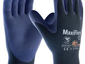 ATG Nylon Knitted Gloves MaxiFlex Elite 2443 coated blue 7