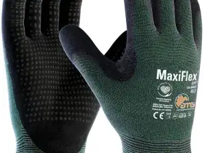 ATG Schnittschutzhandschuhe MaxiFlex Cut 2492 schwarz/grün 10