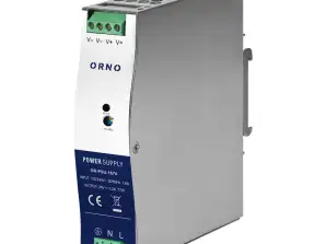 OR PSU 1674 Industrial Power Supply. to DIN rail. 24VDC 3.2A 77W. in a metal casing