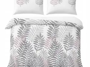 PARURE DE LIT 160x200 + 2x TAIE D’OREILLER 70x80 SATIN DE COTON - DIVERS MOTIFS