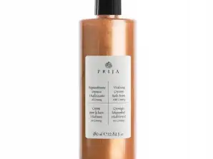 PRIJA FÜRDŐKRÉM ARANY GINZENG RÉSZECSKÉKKEL 380ml + PUMPA AJÁNDÉKBA