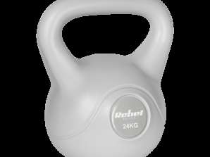 Bitumen Kettlebell 24 kg szürke REBEL ACTIVE