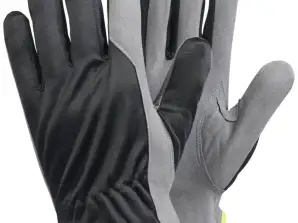 Tegera Synthetiklederhandschuhe 321 Größe 8 schwarz/grau