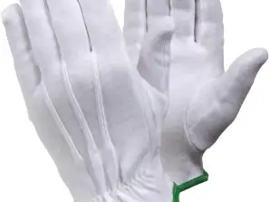 Tegera Cotton Mix Gloves 8120 Size 6 white