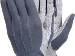 Tegera Textile Gloves 8128 Vinyl Nubbed Size 11 White/Grey