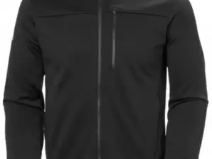 Kurtka męska Helly Hansen CREW FLEECE JACKET kolor: czarny 30229-980