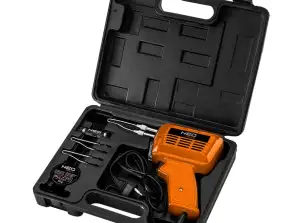 Transformator loddejern 150 W i et etui