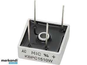 8655# Прямой мост 15А / 1000 В KBpc1510W'
