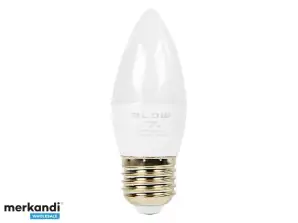 87 404 # E27 C37 Eco 7W LED pære meget neutralt stearinlys