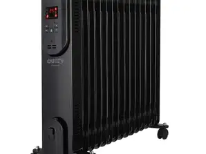 CR7820 Led oliefyldt radiator med fjernbetjening 15 Fin