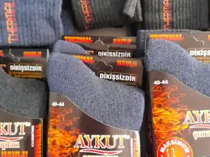 Herren Frottee Thermal Socken 12 er Pack für Grosshandel verkauf