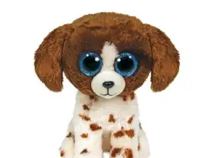 Maskot ty čiapka boos pes hnedo-biele muddles 15 cm