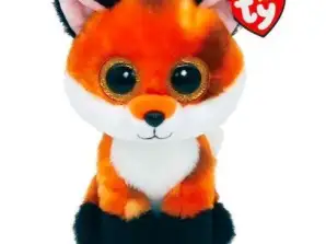 Mascot ty beanie boos fox meadow orange 15 cm