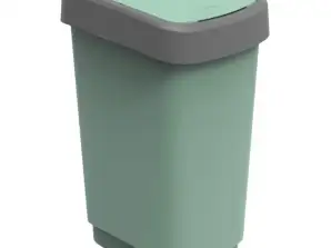 Rotho Twist ECO 25L качающееся мусорное ведро зеленого цвета