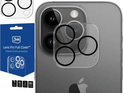 Tempered Glass for Camera APPLE IPHONE 15 PRO 3MK Lens Protection