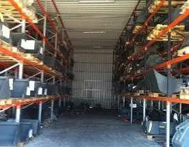Stahlhalle gebraucht mit Palettenregalen  24m x 22m