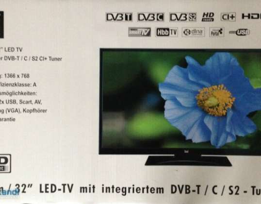 Dual DVB-T LED - Farbfernseher Smart TV HDMI 81cm - 32&amp;quot; LED - HD ready