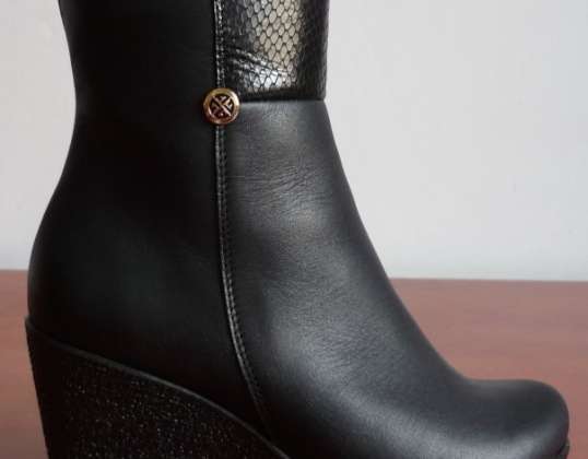 SW-414 polacchi scarpe di cuoio naturale handmade