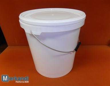 Seau à cornichon rond 20 L + couvercle