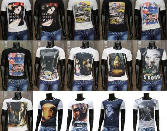 Modische Herren T-Shirts M-XXL mit Motiv je 4.99 EUR