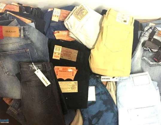 Diesel, Gant, Tommy Hilfiger, Guess, Levis, Jack & Jones, Ralph L