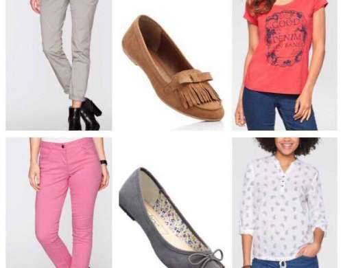 Pallet goederen: Dames tops, broeken &schoenen