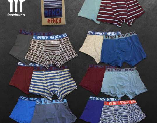 BOXERSHORTS FENCHURCH 2 PAKKE TIL MÆND (BOKS) 7 FARVER