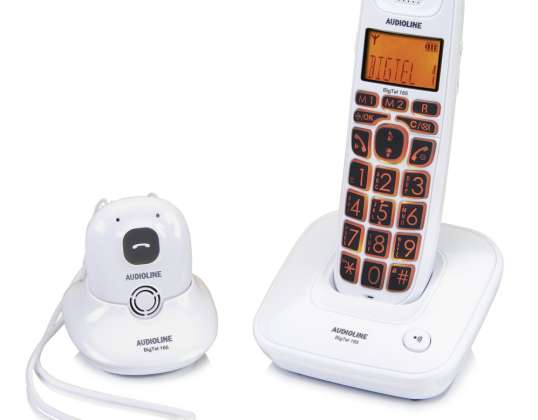 BigTel 165 // DECT trådløs telefon med håndfrisett