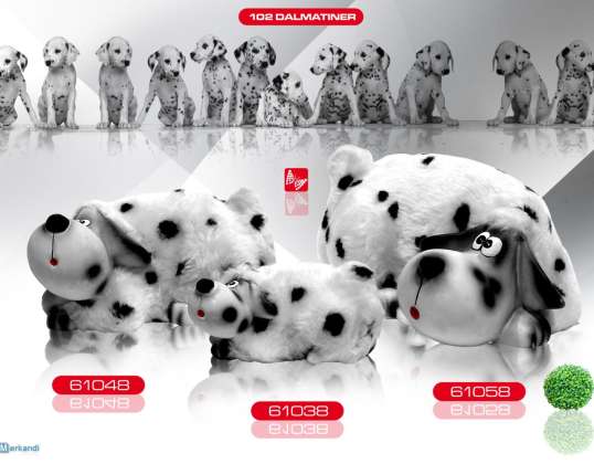 DALMATIAN 11cm w.Fur 2 sort.,Quantidade cerâmica grande