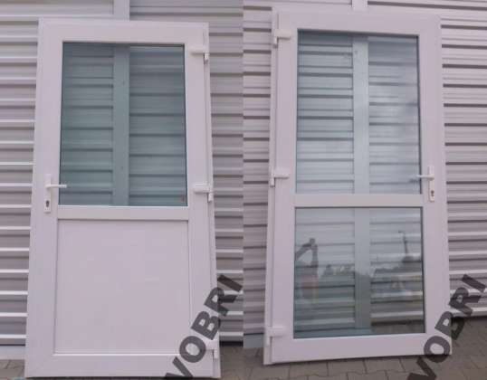 Εξωτερικές πόρτες PVC (στο κατάστημα, το γραφείο, η αποθήκη) ΑΛΟΥΜΙΝΙΟ