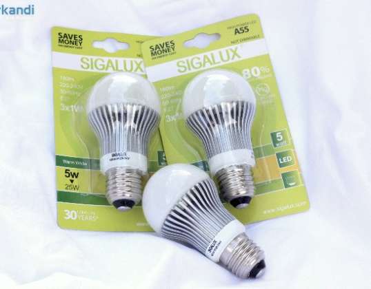 Sigalux High Power LED A55 E27 5 W - LED LAMPE LEUCHTE GLÜHBIRNE BIRNE