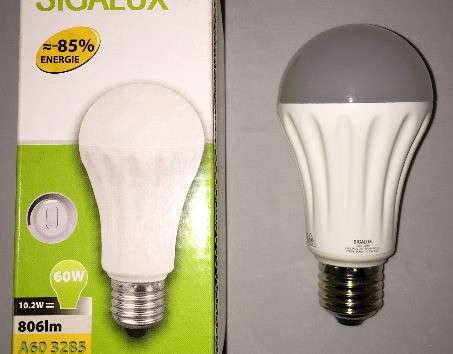 Sigalux A60 3285 10.2W 806 lm LED LAMP GLOEILAMP