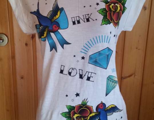 Dames t-shirts met korte mouwen