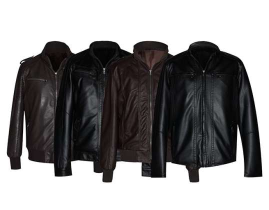 Men's Jacket Serie B 08 Sizes M- L -XL - XXL - Black & Brown