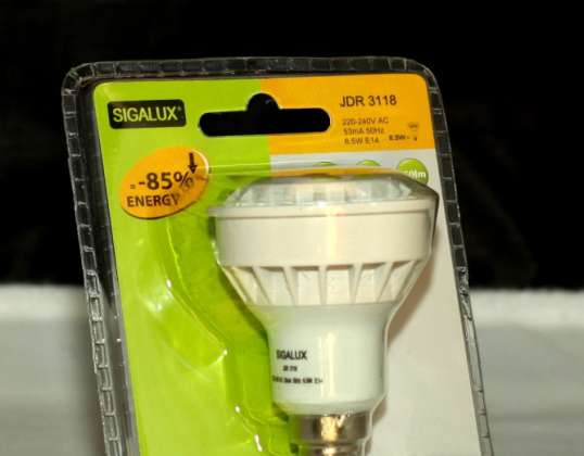 LED LAMP Sigalux JDR 3118 6.5W LIGHT BULB BULB LOW ENERGY SAVING LAMP