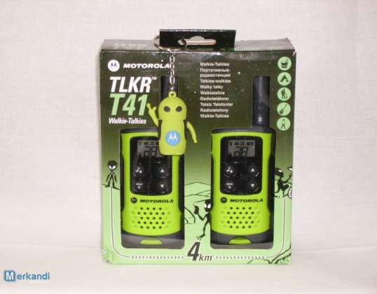 Motorola TLKR T41 PMR radio with LC display green
