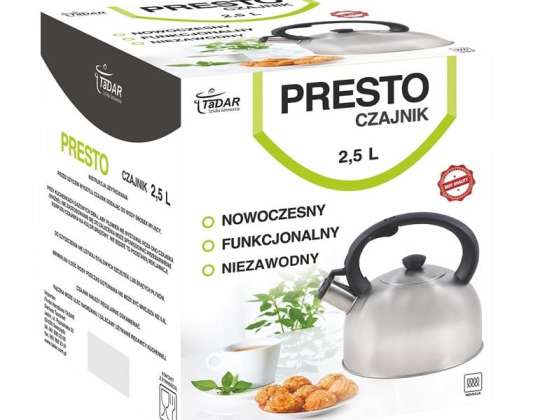 Edelstahlkessel PRESTO GLOSS 2,5 l
