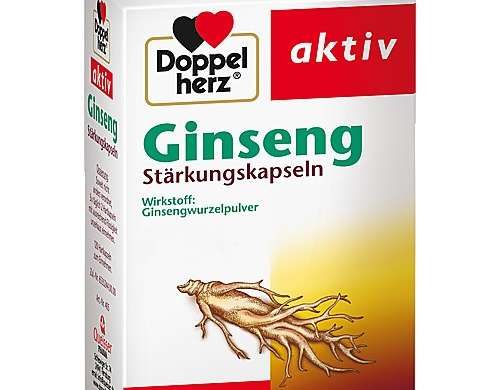 Doppelherz aktiv, ginseng strengthening capsules (120 hard capsules)