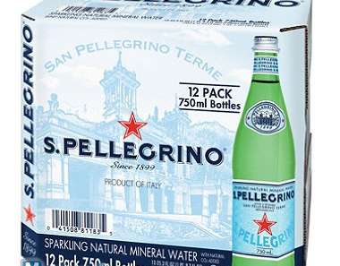 S. Pellegrino. Nestle Waters - sticle de export. 0,75l. / 12