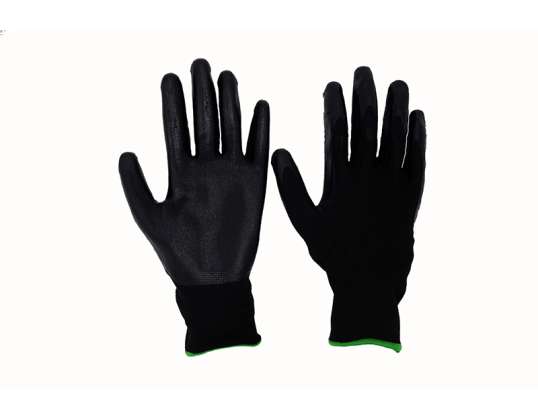 Ultra-durable gloves with nitrile rubber coating