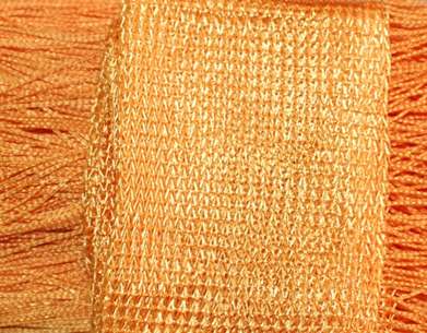 Fadengardinen Fadenvorhang Vorhang WT120 Orange