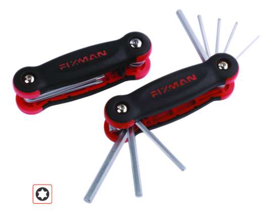 Set of 6 sets of 7 Torx meles on mount