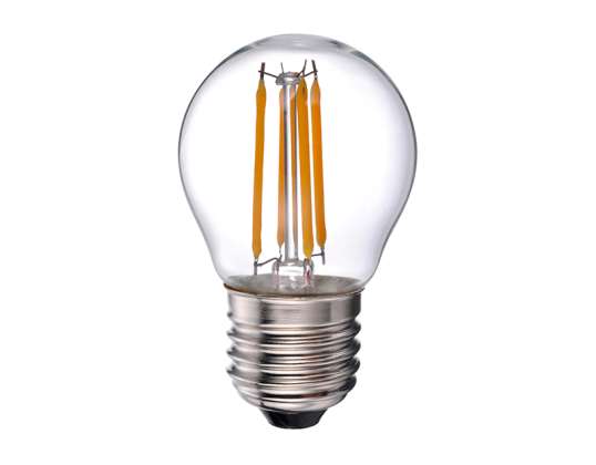 LED filament bulb P45 - 3W. 300 lm. E27. 2700K