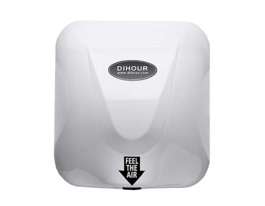 Wall-mounted automatic forced-air hand dryer