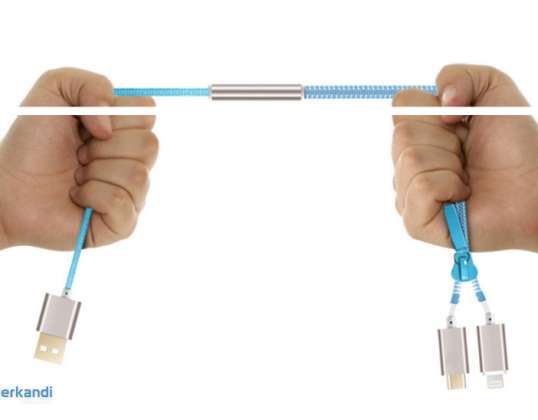 Micro USB-kabel 2 in 1 x Hanger Android en Apple