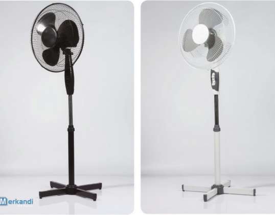 Padlón álló ventilátor - NAGY TELJESÍTMÉNY - magasság 120cm, átmérő 45cm