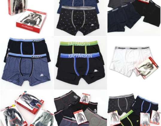 Kappa Heren Boxershorts Ondergoed Mix